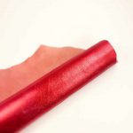red-metallic-leather